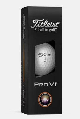 WILSON Titleist Pro V1 Golf Balls White 3pk 1 Sleeve 2025