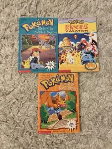 Pokemon Paperback Book Lot Vintage 90s FIRST PRINT Scholastic Nostalgia Pikachu - Imagen 1 de 6