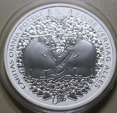 Tuvalu 1 Dollaro 2024 " Otto Waalkes " 1 Oncia Argento #F7258 " Liebe Vermag - Immagine 1 di 4