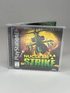Nuclear Strike PS1 PlayStation 1 CIB Black Label - Picture 1 of 9