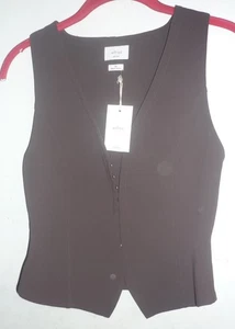 WILFRED ARITZIA LADIES Mocha BROWN VEST SIZE 00 - Picture 1 of 6