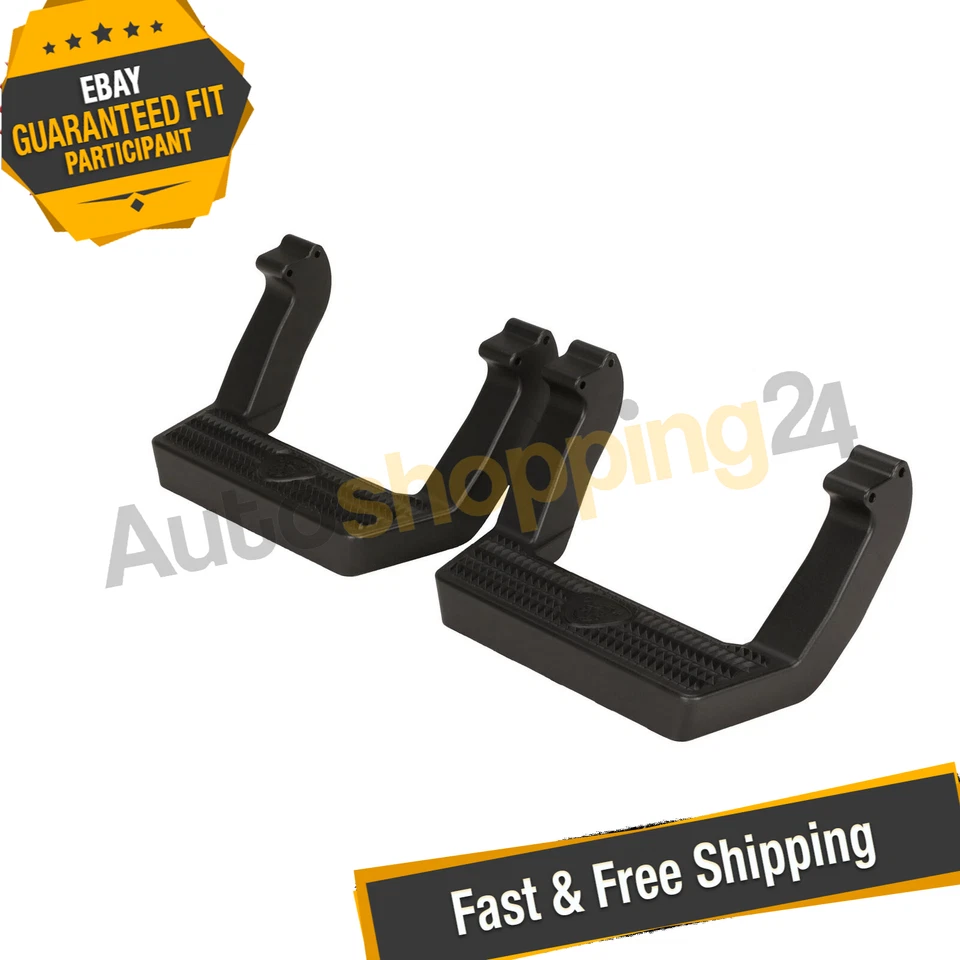 CARR 111141 LD 14" Black Aluminum Truck Steps for 2007-2018 Jeep Wrangler JK Foto 1 de 4