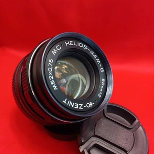 MC Helios 44m-6 58mm f/2 Iris Lens M42 Mount #9252304 + Front Cap - Picture 1 of 22