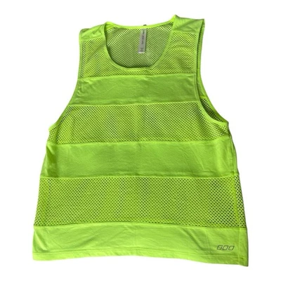 Camiseta sin mangas deportiva Lorna Jane verde malla entrenamiento gimnasio yoga correr mujer mediana Foto 1 de 4