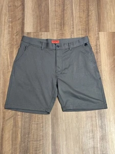 Halsey Sport Shorts Mens 36 Gray Stretch Performance Golf Stretch Casual 8” - Picture 1 of 7