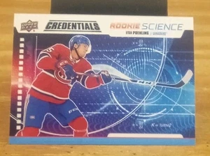 2019-20 Upper Deck Credentials Rookie Science Ryan Poehling Montreal Canadiens - Picture 1 of 3