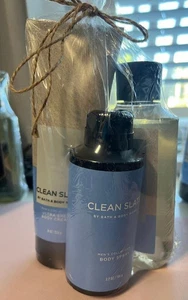 Bath & Body Works Collezione Uomo "Clean Slate" 3 Pezzi, Nuovo - Foto 1 di 1
