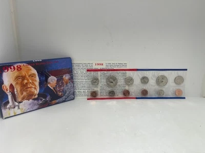1998 US Mint Uncirculated Set P&D 10 coins - Image 1 of 3