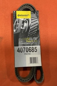 NEW 4070685 Serpentine Belt-Continental Elite / Goodyear Gatorback Belt 7PK1740 - Foto 1 di 5