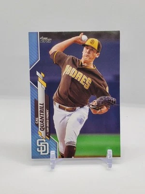 2020 Topps Series 2 Cal Quantrill Fathers Day Blue 1/50 - Image 1 of 3