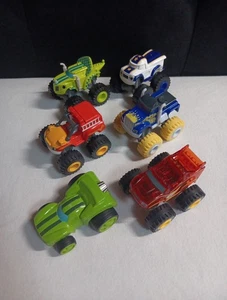 6x Lot Blaze and the Monster Machines Trucks Spielzeug Fahrzeuge Set Mattel selten - Bild 1 von 11