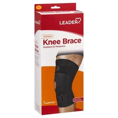 Leader Neoprene Knee Brace (Black) Size X-Large - Image 1 of 2