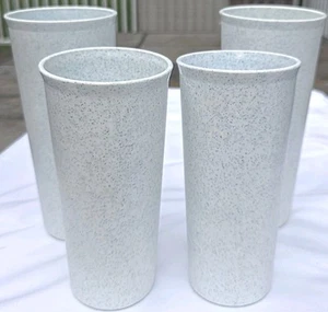 4 vasos apilables Tupperware moteados azules vintage 107-16 oz 115-12 oz - Imagen 1 de 4
