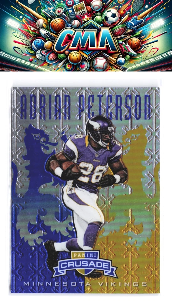 2013 Panini Rookies & Stars #2 Adrian Peterson Crusade - Image 1 of 2