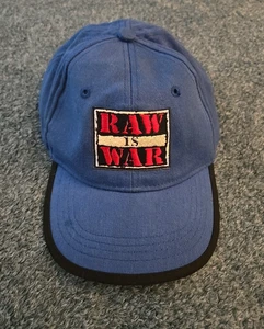 Vintage WWF Raw Is War Snapback Mütze Cap Wrestling WWE Titan Kinder Größe - Bild 1 von 10