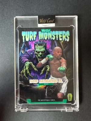 Floyd Mayweather Jr. 1/1 Turf Monsters Wild Card - Image 1 of 2