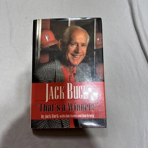 St. Louis Cardinals Legendärer Ansager Jack Buck SIGNIERTES "That's A Winner" Buch - Bild 1 von 3