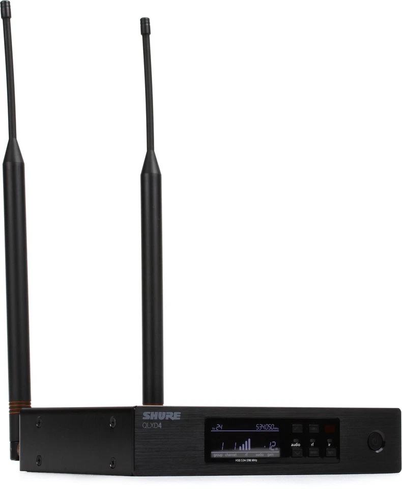 Shure QLXD4 Digital Wireless Receiver - H50 Band - Image 1 of 1