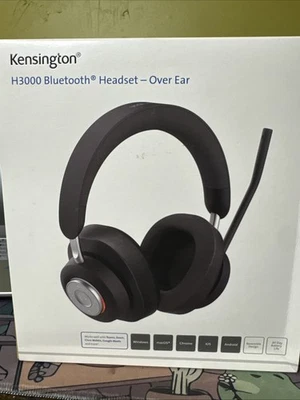 Kensington H3000 Bluetooth Over-Ear Headset, Black K83452 (NEW) - Image 1 of 4