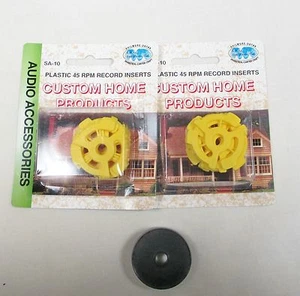 TWENTY 45 RPM ADAPTADORES DE INSERTO DE REGISTRO Y UN MANUAL DE 45 DISCOS PARA VM, BSR CUALQUIER UNIDAD - Imagen 1 de 1
