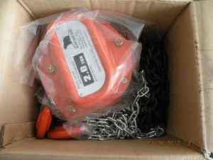 NUEVO POLIPASTO DE OSO NEGRO DS-020 2.0 TONELADAS BLOQUE DE CADENA - Imagen 1 de 6