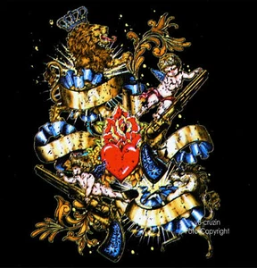 * Tattoo Rockabilly Gothic Damen Shirt *7198 LS - Bild 1 von 2