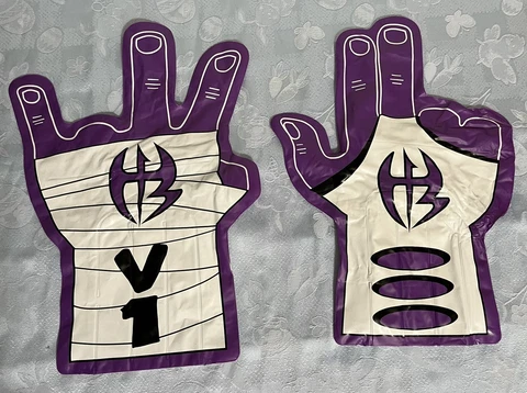Pair Of Hardy Boyz 20” Blowup Inflatable Hands From 2007 WWE Live Event Cover