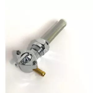 Custom Chrome 13/16" Nut Type Straight Petcock Harley Custom Motorcycles Bobber - Picture 1 of 2