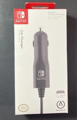Official Car Charger for Nintendo Switch / Switch Lite NEW - Image 1 of 4