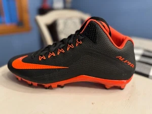 Nike Alpha Pro 2 3/4 TD Promo Black/Orange/Black Size 12.5 - Picture 1 of 2
