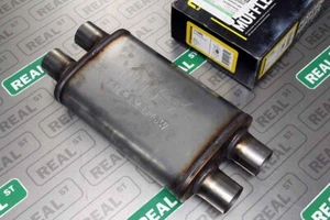 Magnaflow Muffler Dual 4" X 9" Oval 14" Body 20" Overall 2.25" Inlet Out 11385 - Picture 1 of 9