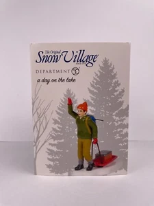 Dept 56 Snow Village A Day on The Lake #6005464 Department 56 Sled 2020 - Picture 1 of 5