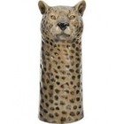Leopard Flower Vase By Quail Ceramics Big Cat Wildlife Vase Hand Painted
