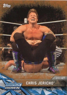 2017 Topps WWE Road To WrestleMania Bronze Chris Jericho #22 - Image 1 of 2