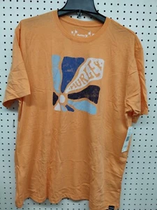NEW Hurley Surf Co EVD Sunflower SS T-Shirt Color Orange Different Sizes - Picture 1 of 3