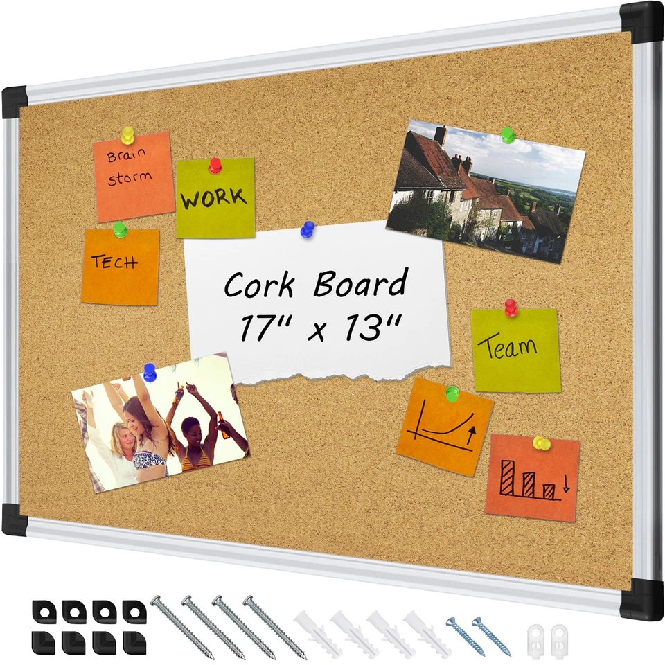 AGCAN Cork Board for Wall Bulletin Boards Vision Board Message Pin Corkboard - Image 1 of 1