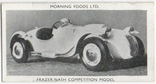 MORNING FOODS TRADE CARD MODERN CARS 1954 No. 24. FRAZER NASH LE-MANS COM.MODEL