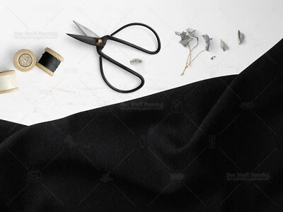 JUTE Stoff fein gewebt Sackleinen Rupfen Dekoration SCHWARZ EUR 9,98/m - Bild 1 von 3