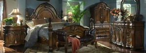 AICO by Michael Amini 5PC Oppulente queen size bedroom set - Picture 1 of 6