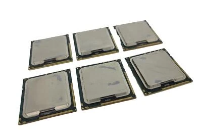 Lot of 6 Intel Xeon X5650 SLBV3 2.66 GHz 6.4 GT/s 12MB LGA CPU Processor - Image 1 of 4