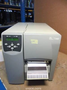 ZEBRA S4M S4M00-200E-0200T Thermal Label NETWORK USB Drucker Printer TESTED OK - Afbeelding 1 van 3