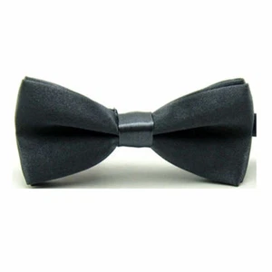 Boy Child Bowtie Kid Toddler Solid Pre Tied Party Wedding Tuxedo Bow Tie Necktie - Picture 1 of 19