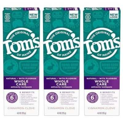 Tom's of Maine Whole Care Natural Toothpaste with Fluoride, Cinnamon Clove,   - Image 1 of 4