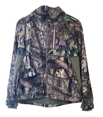 Yukon Gear Women's Small Camo Zip-Up Hunting Jacket Warm Fleece Water Resistant - Image 1 of 4