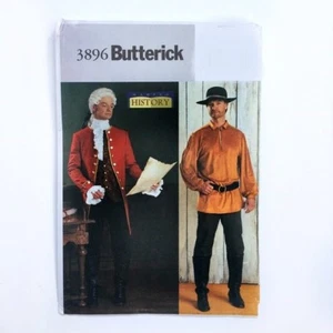 Herren 18. Jahrhundert koloniale Kleidung Nähmuster Upick XS-XL Butterick 3896 OOP - Bild 1 von 2