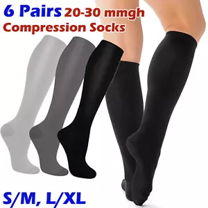 Compression Socks 20-30 mmHg Medical&Althetic for Edema, Diabetic, Varicose Vein - Picture 1 of 24