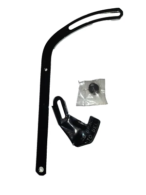 77-81 Corvette Alternator Adjusting Brace (Chrome) w/Belt Guide, Bolt & Washers - Image 1 of 2