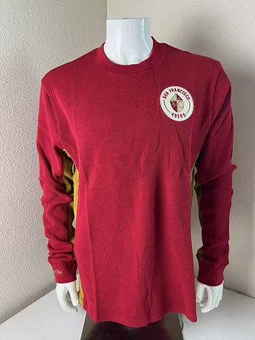 MITCHELL & NESS Men’s San Francisco 49ers Long Sleeve Shirt Size L ( NWOT ) Cover
