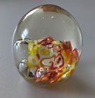 Vintage Collectable Decorative Art Glass Murano Paperweight Classic Table Top