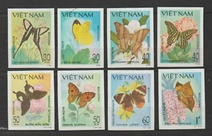 1983 Vietnam Stamps Butterflies Collection Sc # 1308-1315 Impert MNH       - Picture 1 of 1